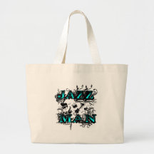 Jazz d'homme de jazz sacs en toile
