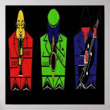 JAZZ/NOIR DE TRIO POSTERS