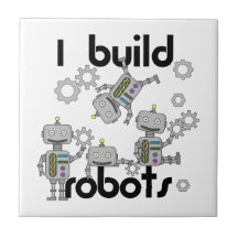 Je construis des robots carreau en céramique