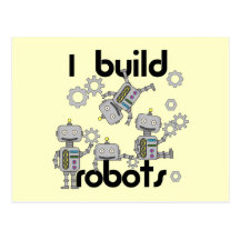 Je construis des robots cartes postales