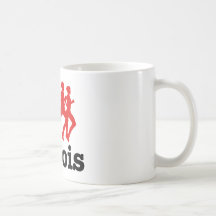 Je cours l'Illinois Mugs À Café