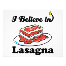 je crois au lasagne faire-part personnalisé