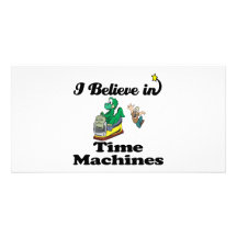 je crois aux machines de temps cartes avec photo