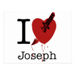 Je déteste Joseph charrie l'amour d'I Carte Postale