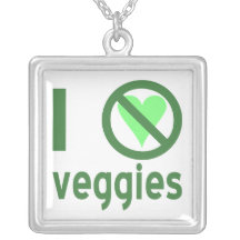 Je déteste le légume pendentifs personnalisés