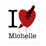Je déteste Michelle charrie l'amour d'I Cartes Postales
