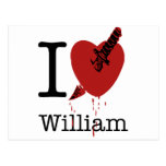 Je déteste William charrie l'amour d'I Carte Postale