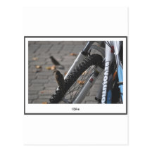 Je fais du vélo carte postale