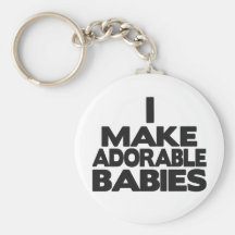 je fais les bébés adorables porte-clefs