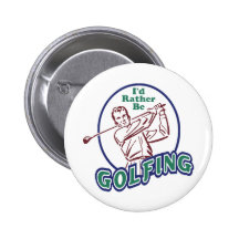 Je jouerais au golf plutôt badges avec agrafe