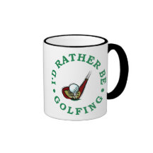 Je jouerais au golf plutôt mugs