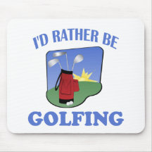 Je jouerais au golf plutôt tapis de souris