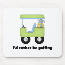 Je jouerais au golf plutôt tapis de souris