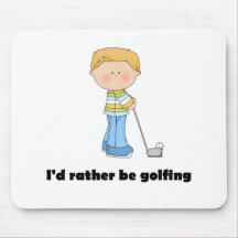 Je jouerais au golf plutôt tapis de souris