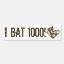 Je manie la batte 1000 ! Bumpersticker Adhésifs Pour Voiture