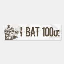 Je manie la batte 1000 ! Bumpersticker Adhésifs Pour Voiture