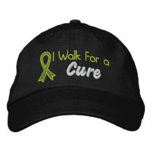 Je marche pour un traitement - lymphome casquettes brodées