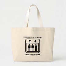 Je monte fréquemment et avale l'ascenseur de la vi sac en toile
