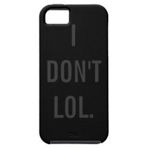 JE NE FAIS PAS arrière - plan noir de LOL Coques Case-Mate iPhone 5