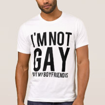 Je ne suis pas gai mais mon ami est t-shirts