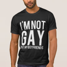 Je ne suis pas gai mais mon ami est t-shirts