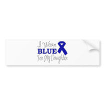 Je porte le bleu pour ma fille (le ruban bleu)
