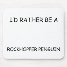 Je serais plutôt un pingouin de Rockhopper Tapis De Souris