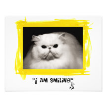 Je souris carton d'invitation