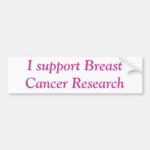 Je soutiens la recherche sur cancer du sein adhésif pour voiture