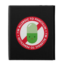Je suis allergique à la pénicilline ! Allergie de  Coques iPad Folio