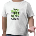 Je suis allergique - customisez avec l'allergie de t-shirt