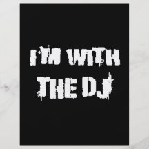 Je suis avec le DJ Tract Customisé