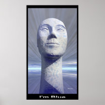 Je suis bleu posters