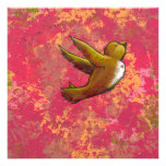 Je suis courageux - bel oiseau mignon d'amusement  invitation