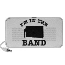 Je suis dans les conceptions d'organe de bande haut-parleurs iPod