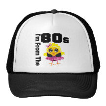 Je suis du poussin des années 80 casquettes de camionneur