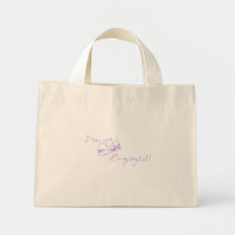 Je suis engagé (la bague à diamant pourpre) sacs fourre-tout