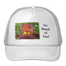 Je suis fier de vous ! les fleurs rougeoyantes d'i casquettes