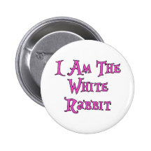 Je suis le lapin blanc : Suivez-moi Badge