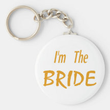 Je suis l'or de jeune mariée porte-clef