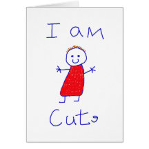 Je suis mignon carte