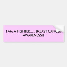 JE SUIS UN COMBATTANT ..... CONSCIENCE DE CANCER D AUTOCOLLANTS POUR VOITURE