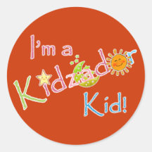 Je suis un enfant de Kidzador, la conception des e Autocollants Ronds
