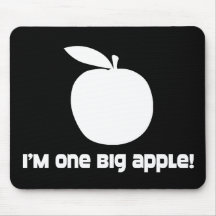 Je suis un grand Apple Tapis De Souris
