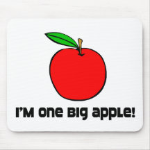 Je suis un grand Apple Tapis De Souris