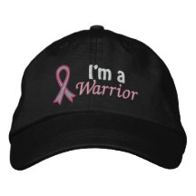 Je suis un guerrier - cancer du sein casquette brodée