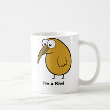Je suis un kiwi tasse à café