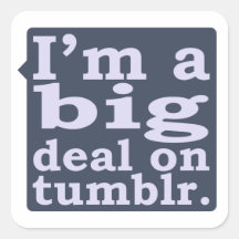 Je suis une affaire sur Tumblr Adhésif