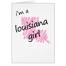 Je suis une fille de la Louisiane Carte