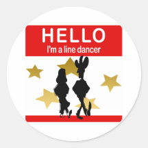 Je suis une ligne danseur adhésifs